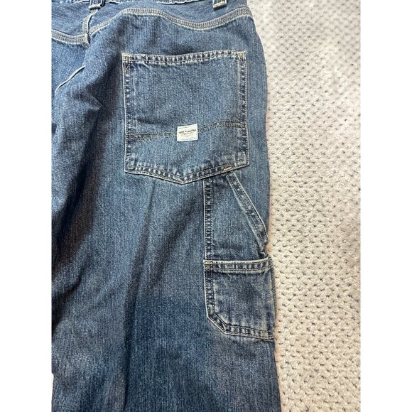 Levi Strauss Signature Workwear Mens Denim Jeans Relaxed Fit Size 34 x 30 - Picture 7 of 15
